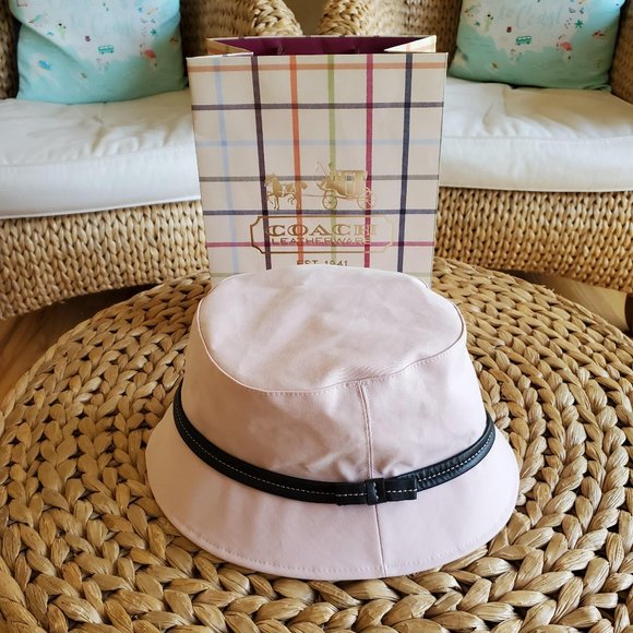 Coach Accessories - VINTAGE Coach Bucket Hat Pink